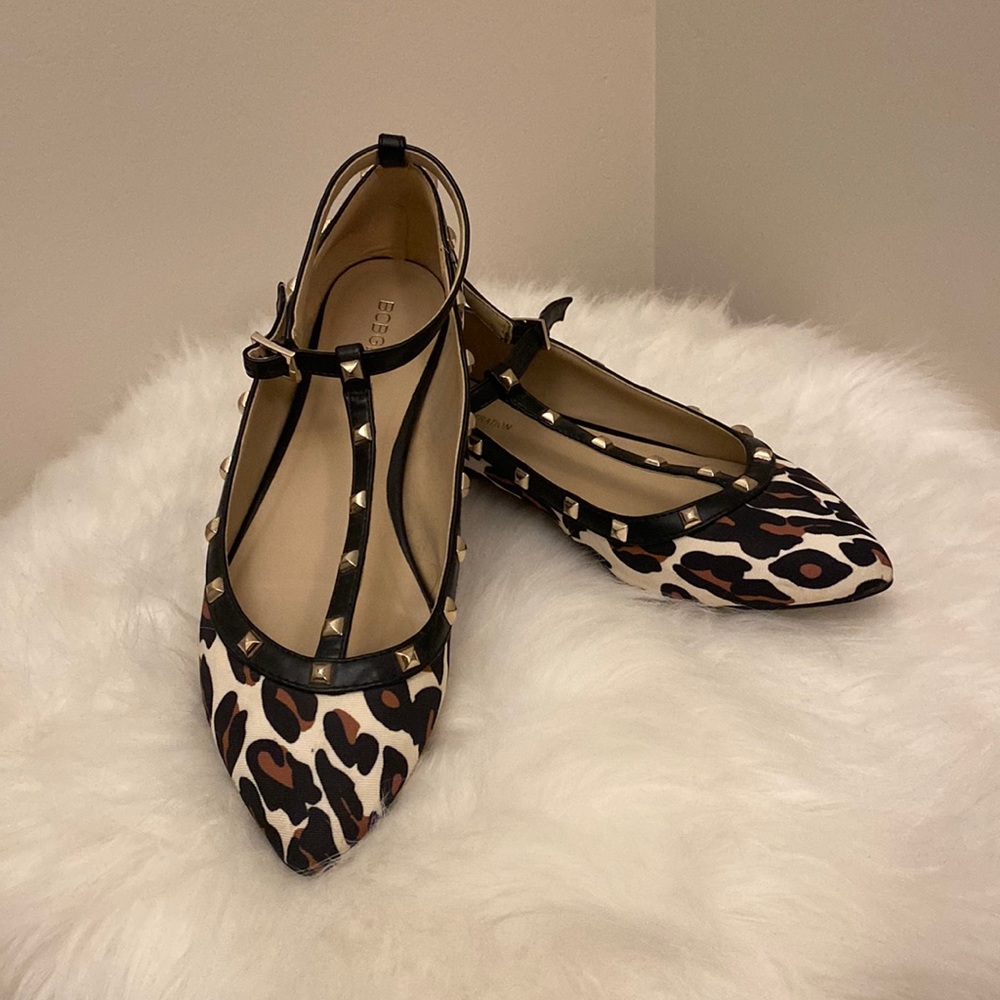 💕🐆BCBG Leopard Flats🐆💕